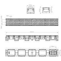 ACO HexDrain® (B125) Medium-duty Channel