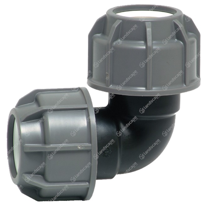 Plasson Silverline MDPE Elbows - Compression