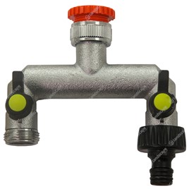 Brass Double and Triple Tap Splitters