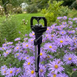 Rotor Rain Plus Mini 360 Border Sprinklers on Metal Rods