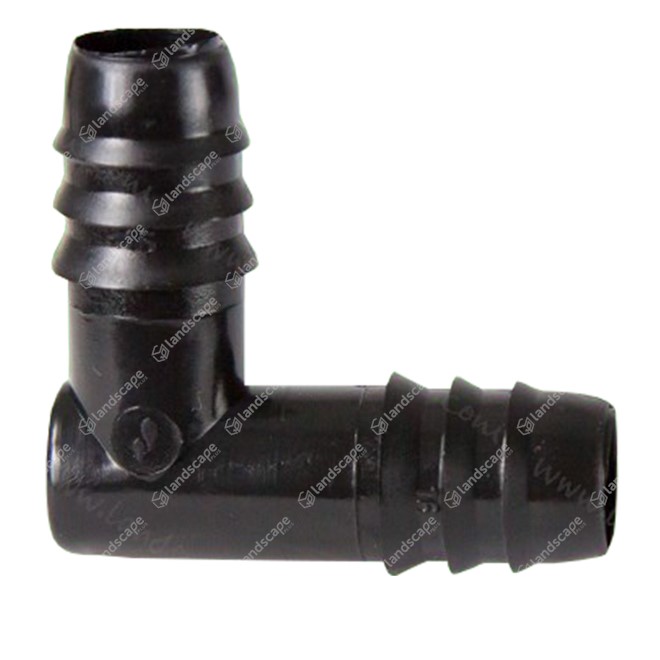 Premium In-Line Drip Pipe Elbows - black