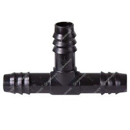 Premium In-Line Drip Pipe Techline Tees - black