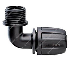 Claber Heavy-duty Threaded Elbows
