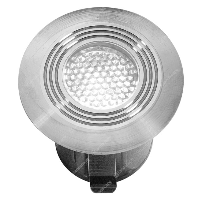 LightPro Plug & Play LED Onyx 30 R1 Round Mini Deck Lights - s/steel