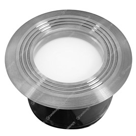 LightPro Plug & Play LED Onyx 60 R1 Round Deck Lights - s/steel