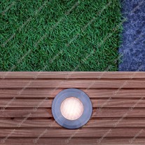 LightPro Plug & Play LED Onyx 60 R3 Round Uplighters - s/steel