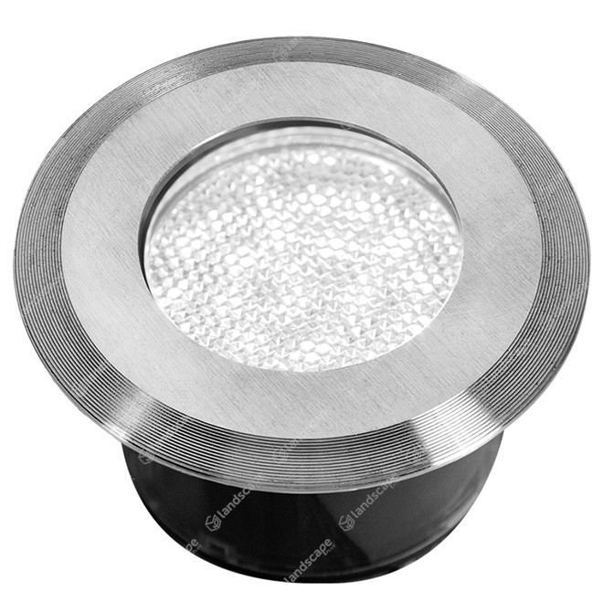 LightPro Plug & Play LED Onyx 60 R3 Round Uplighters - s/steel