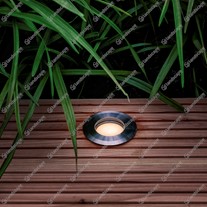 LightPro Plug & Play LED Onyx 60 R3 Round Uplighters - s/steel