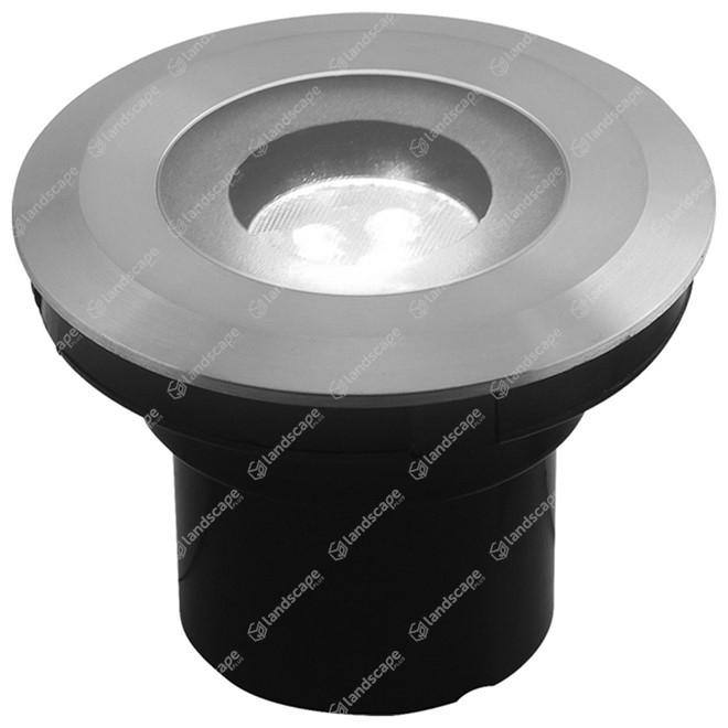 LightPro Plug & Play LED Agate Uplighters - s/steel