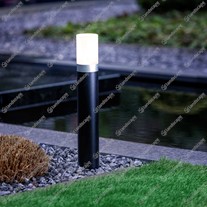 LightPro Plug & Play LED Barite Bollard Lights - black