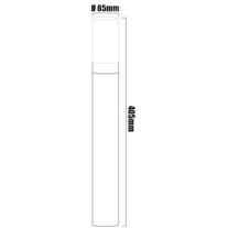 LightPro Plug & Play LED Barite Bollard Lights - black