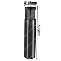 Collingwood LED High Power Bollard Light 500mm - black - 240v