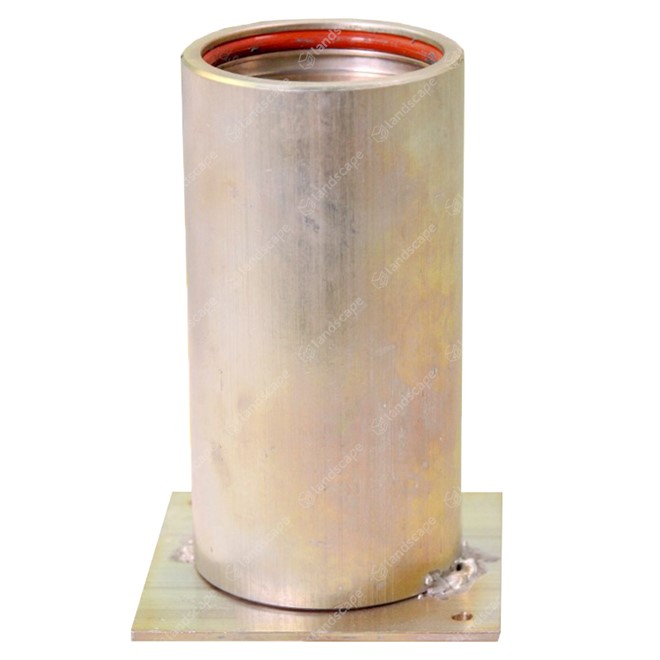 Hunza floor light mounting canister - aluminium
