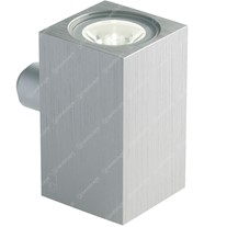 Collingwood LED Mini Cube Up/Down Wall Lights - alu - clear