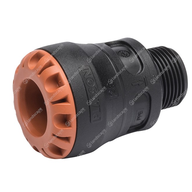 Plasson Threaded Copper Adaptors (male) - Push-Fit