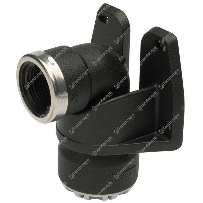 Plasson MDPE Wall Plate Elbows - Push-Fit
