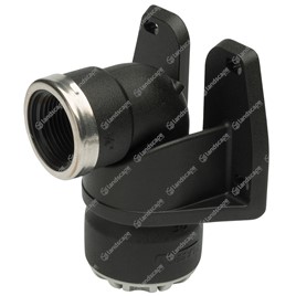 Plasson MDPE Wall Plate Elbows - Push-Fit