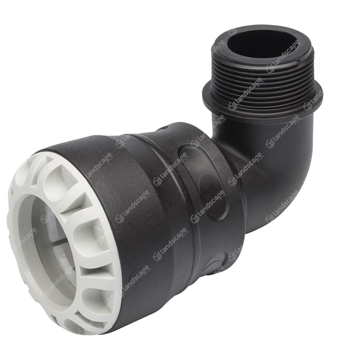 Plasson MDPE Threaded Elbows (male) - Push-Fit
