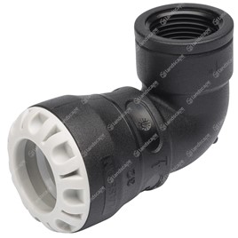 Plasson MDPE Threaded Elbows (female) - Push-Fit