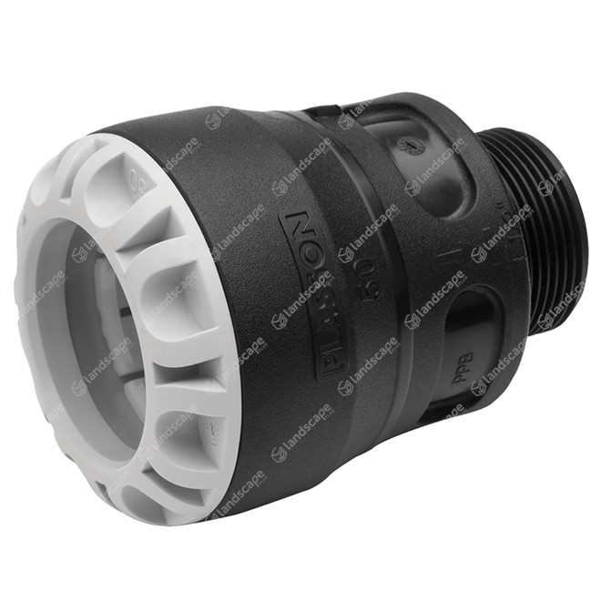 Plasson MDPE Threaded Joiners/Connectors (male) - Push-Fit
