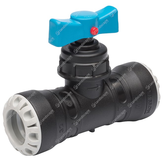 Plasson MDPE Stopcocks/Isolating Valves - Push-Fit