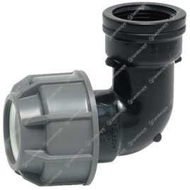 Plasson Silverline MDPE Threaded Elbows (female) - Compression