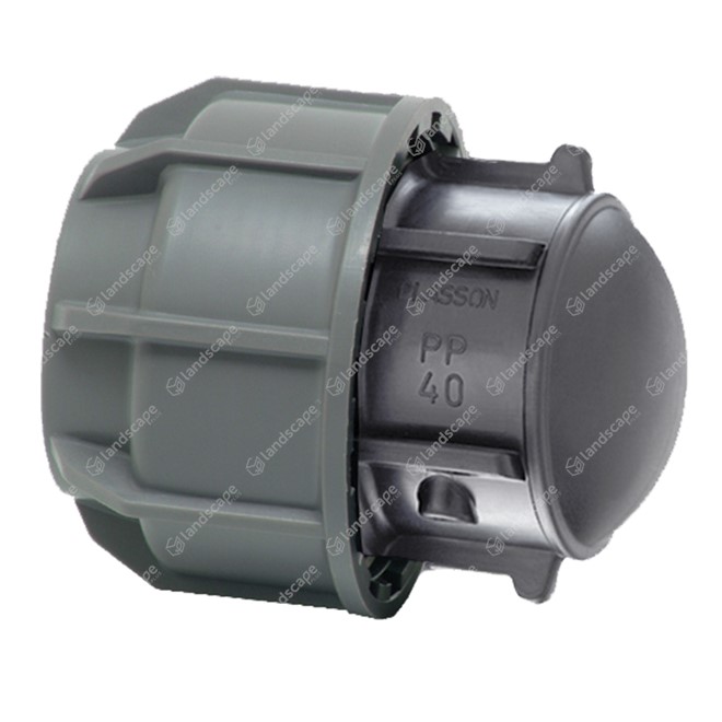 Plasson Silverline MDPE Stop Ends - Compression