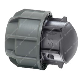 Plasson Silverline MDPE Stop Ends - Compression