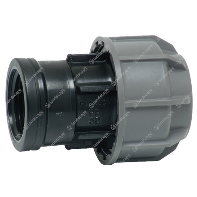 Plasson Silverline MDPE Threaded Joiners/Connectors (female) - Compression