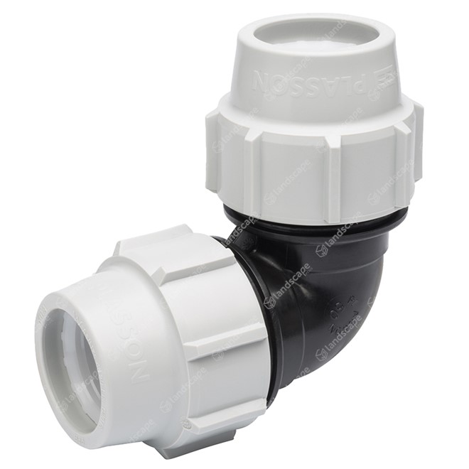 Plasson Mechanical MDPE Elbows - Compression