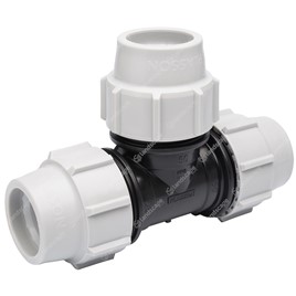 Plasson Mechanical MDPE Equal Tees - Compression