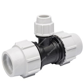 Plasson Mechanical MDPE Reducing Tees - Compression