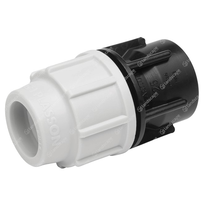Plasson Mechanical MDPE Threaded Joiners/Connectors (female) - Compression
