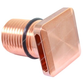 LuxR M2 LED Square Deck/Path Lights Quarters - copper