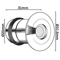LuxR LED Micro Recessed Lights - s/steel