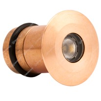 LuxR LED Micro Recessed Lights - copper