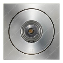 Hunza PURE LED Flush Floor Light Square (with canister) - s/steel