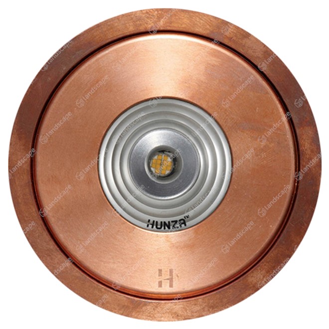 Hunza PURE LED Flush Floor Lights (with canister) - copper
