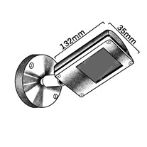 Hunza PURE LED Wall Mounted Border Lights - s/steel