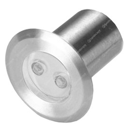 UniLED deck light round - s/steel - clear