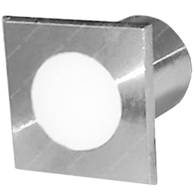 UniLED deck light square - s/steel - frosted