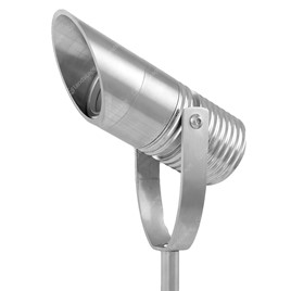 LuxR M4 LED Spike Spotlights with Glare Guard - s/steel