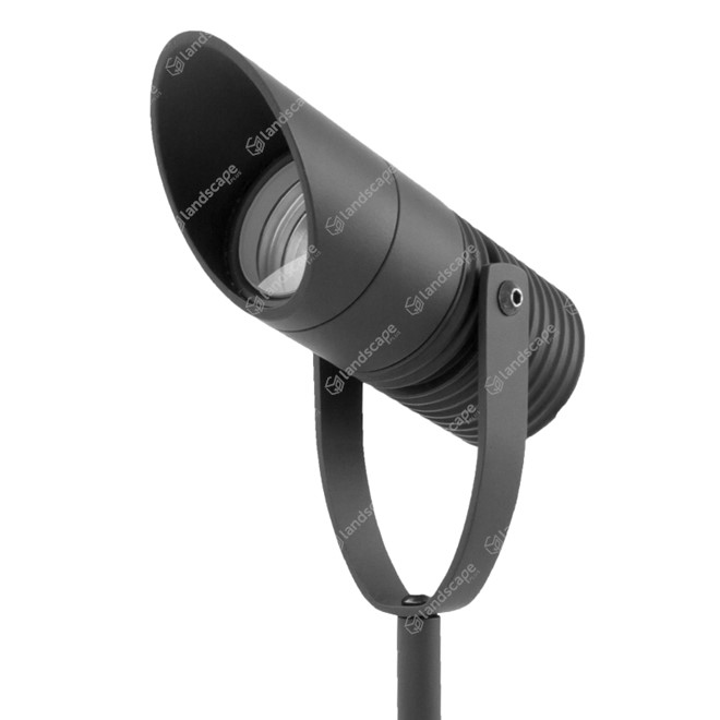 LuxR M4 LED Spike Spotlights with Glare Guard - black