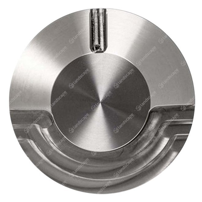 LuxR M4 LED Eyelid Step Lights with Slot (seamless) - s/steel