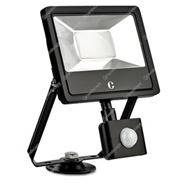 Collingwood LED Floodlights with PIR - black - 240v - 30w