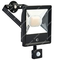 Collingwood LED Floodlights with PIR - black - 240v - 50w