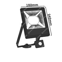 Collingwood LED Floodlights with PIR - black - 240v - 50w