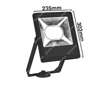 Collingwood LED Floodlights - black - 240v - 100w