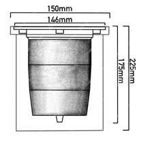 Hunza PURE LED ST50 Inground Uplighters - bronze