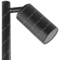 Ortus Single Adjustable Pole Lights - black alu